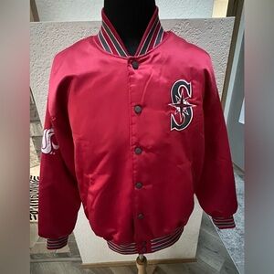 Seattle Mariners Baseball WSU Bomber Jacket Large